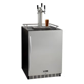 Kegco 24" Wide Cold Brew Coffee Tap Black Commercial Built-In Right Hinge Kegerator - ICHK38BSU-1